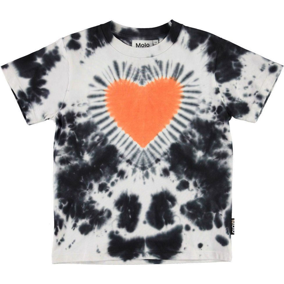 Molo Heart Tie Dye Roxo Tee