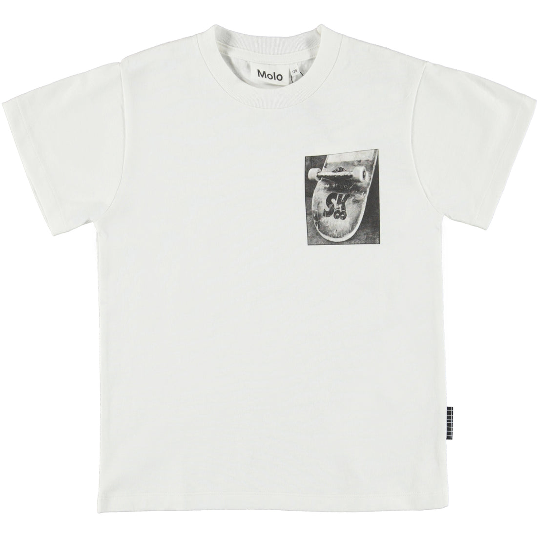 Molo White Skateboard Roxo Tee
