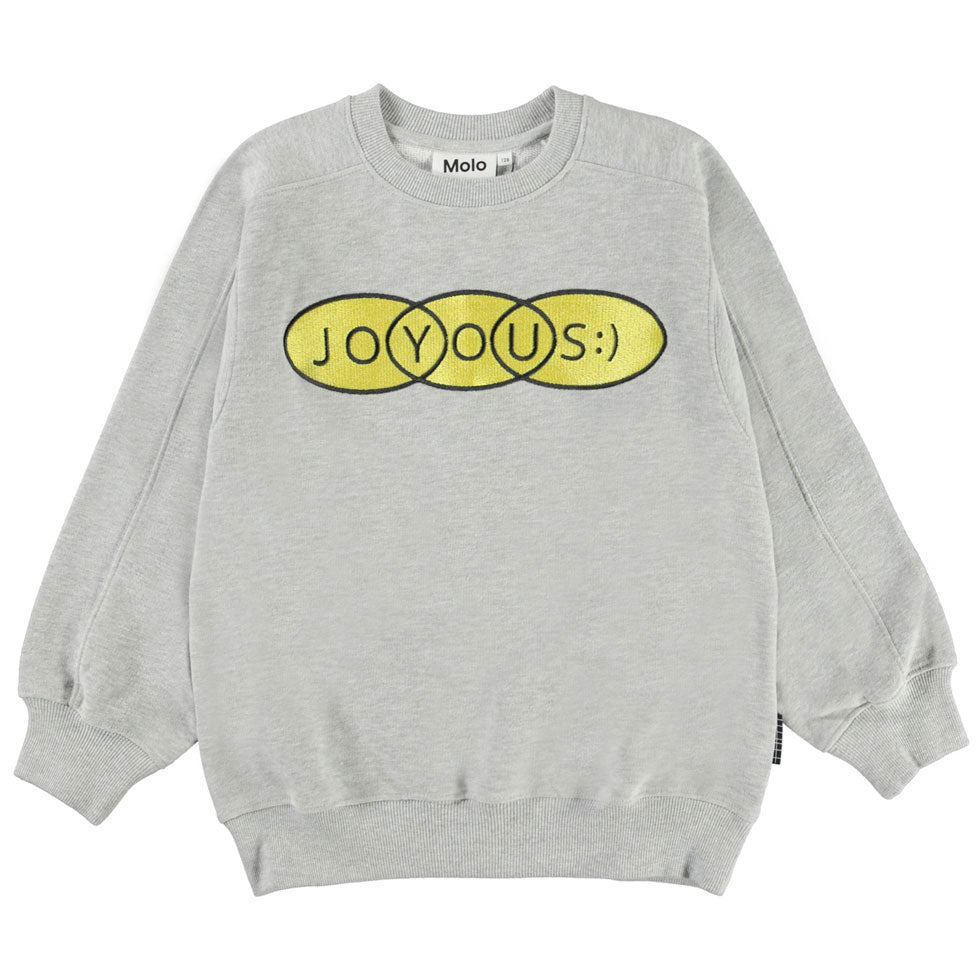 Molo Marled Grey Mir Sweatshirt