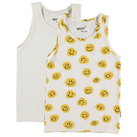 Molo Ivory Smiles Jayden 2-Pack Undershirts