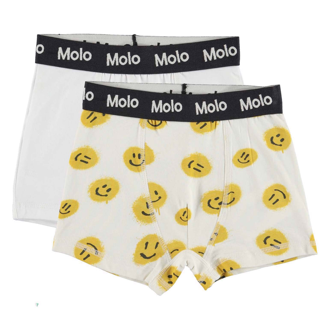 Molo Ivory Smiles Justin 2-Pack Underwear