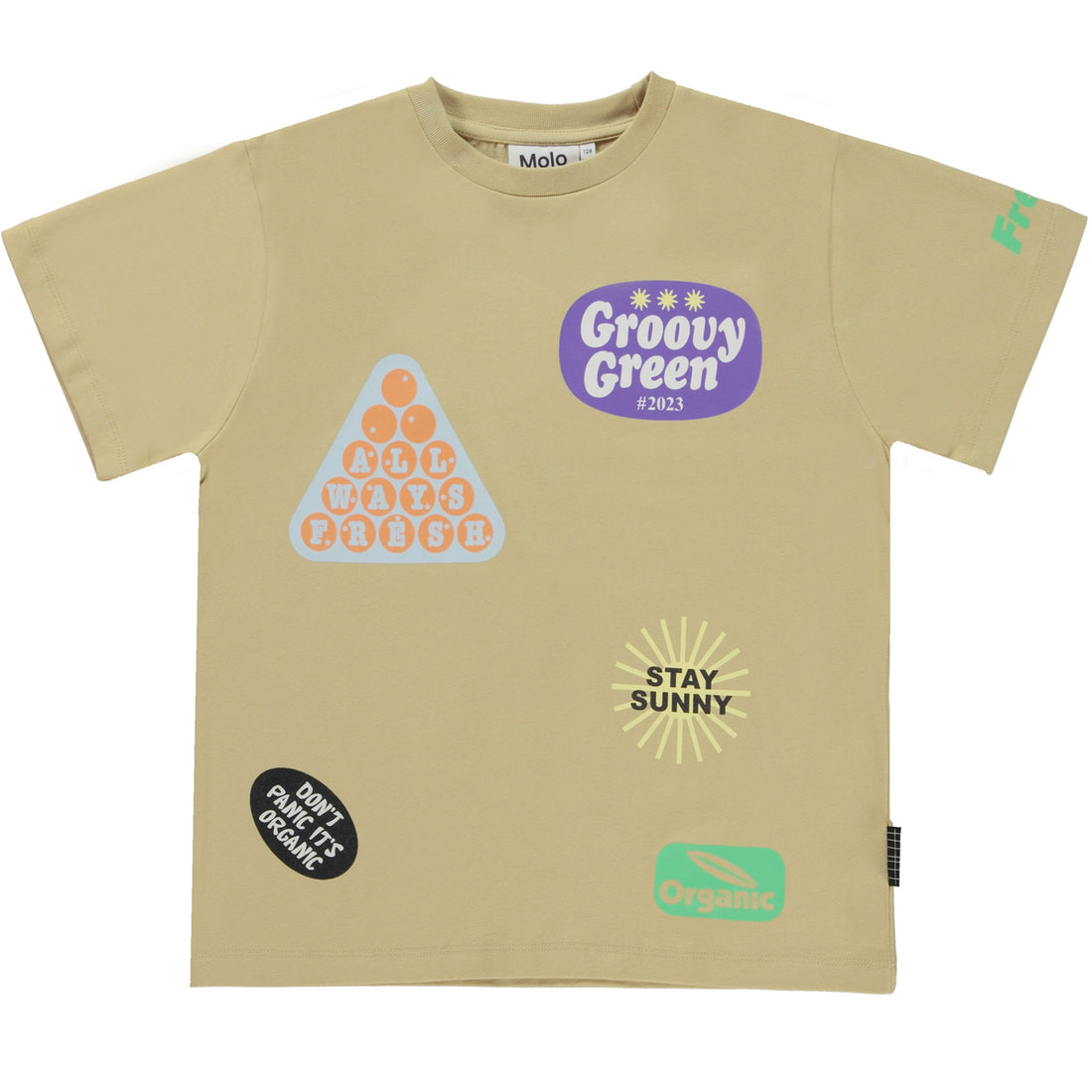 Molo Fruit Stickers Rodney Short Sleeves Tee