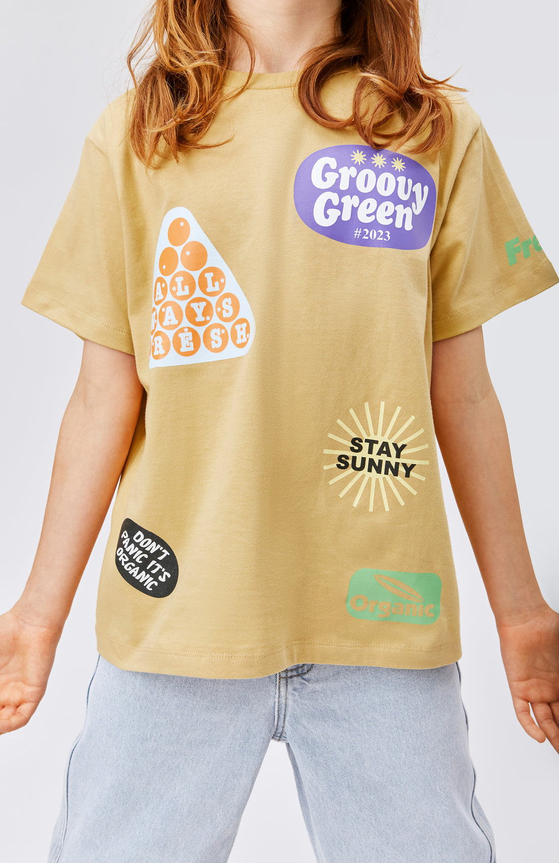 Molo Fruit Stickers Rodney Short Sleeves Tee