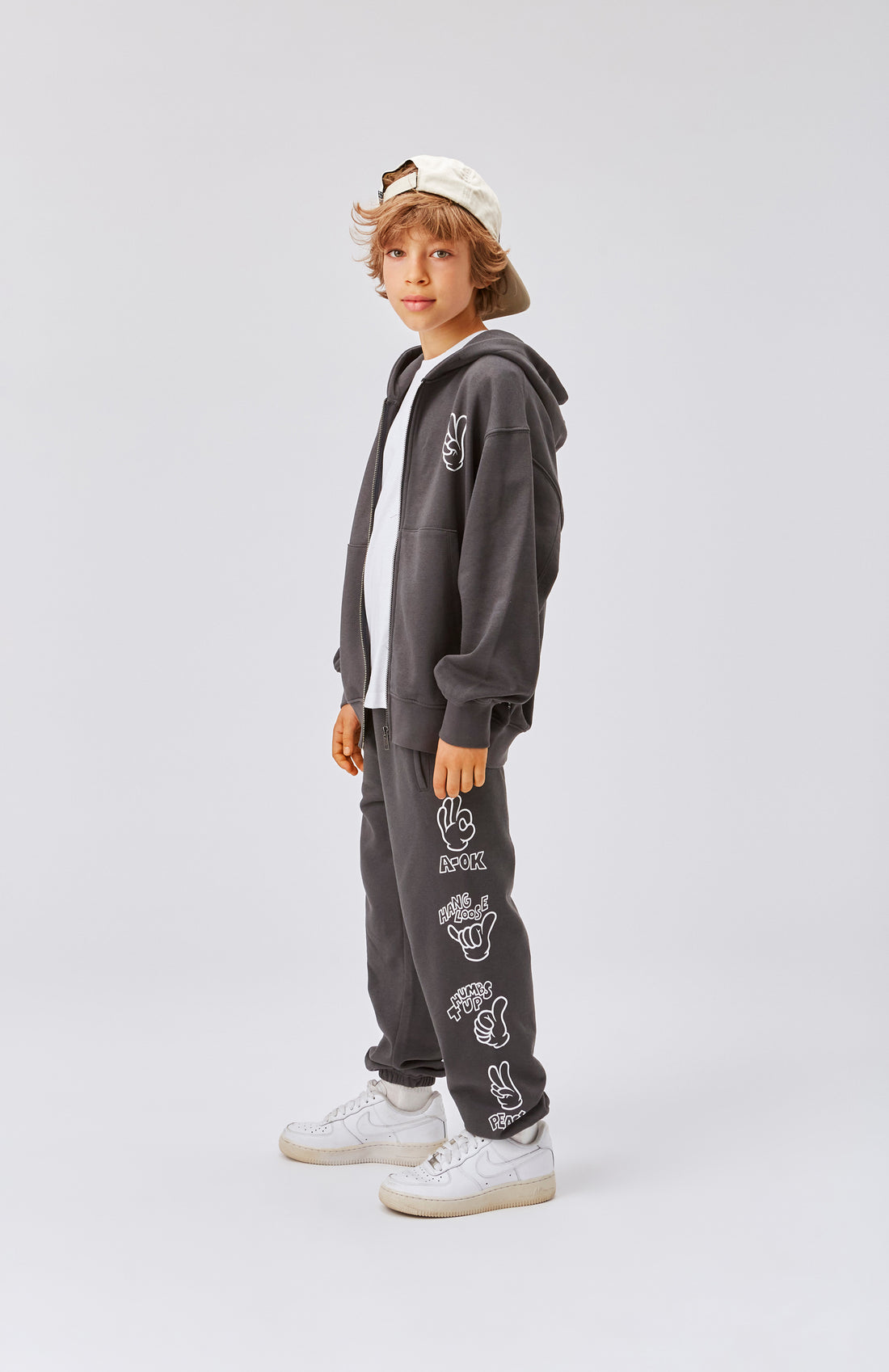 Molo Space Grey Mazz Hoodie