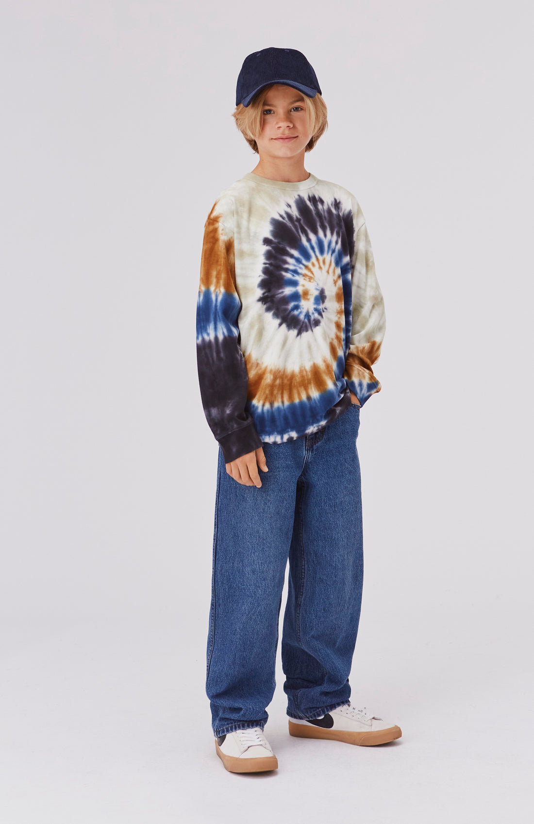 Molo Dark Blue Swirl Rube Tee
