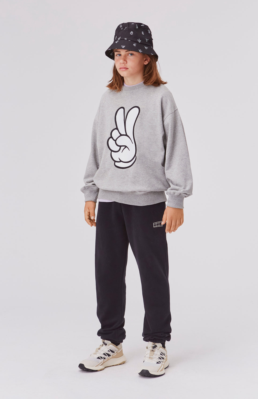 Molo Grey Melange Mar Sweatshirt