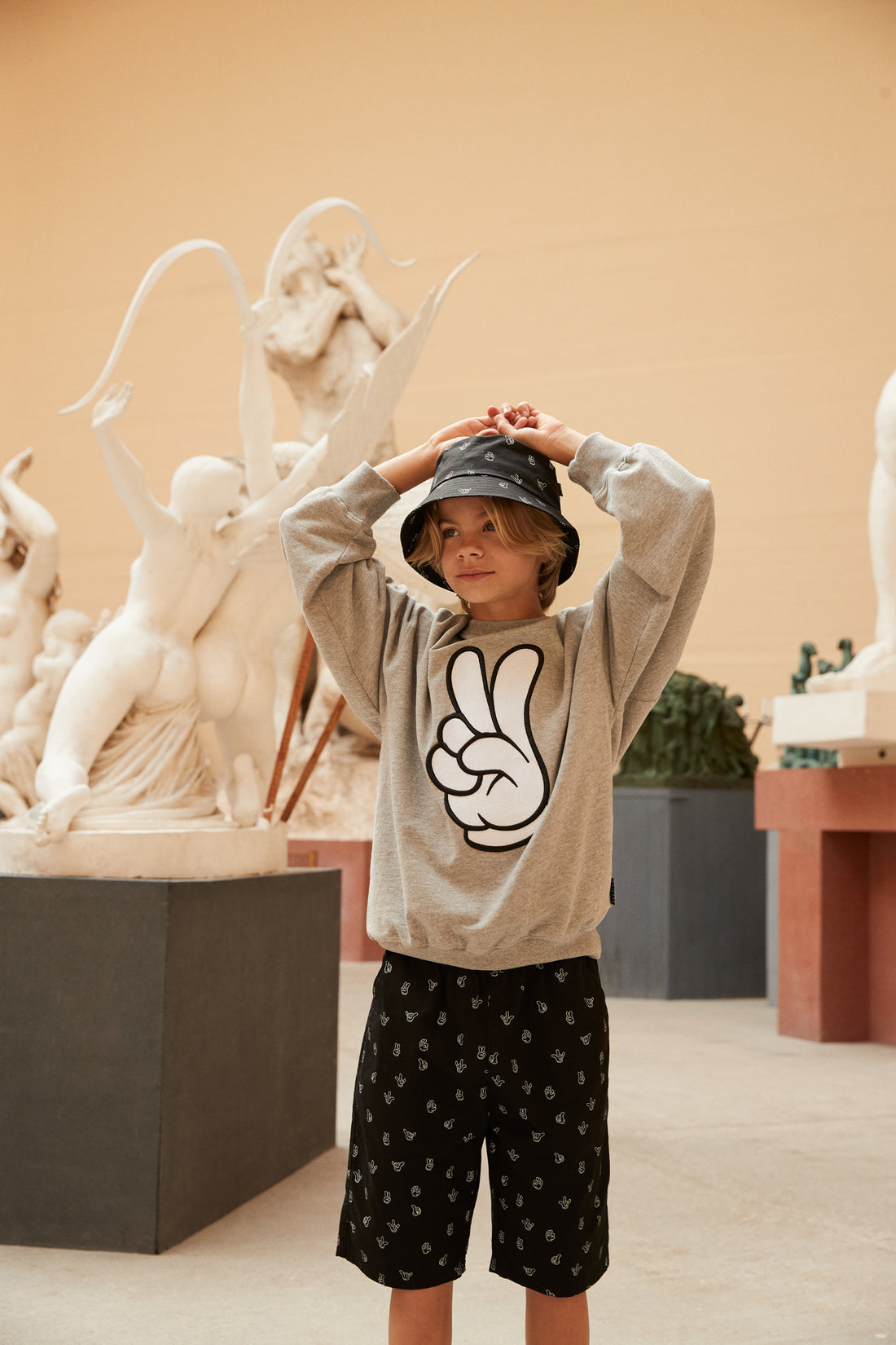 Molo Grey Melange Mar Sweatshirt