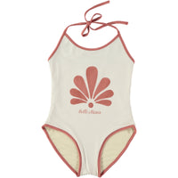 Belle Chiara Lycra Beige Anthemion Swimsuit