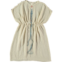 Belle Chiara Ecru Crinkle Muslin Daphne Dress