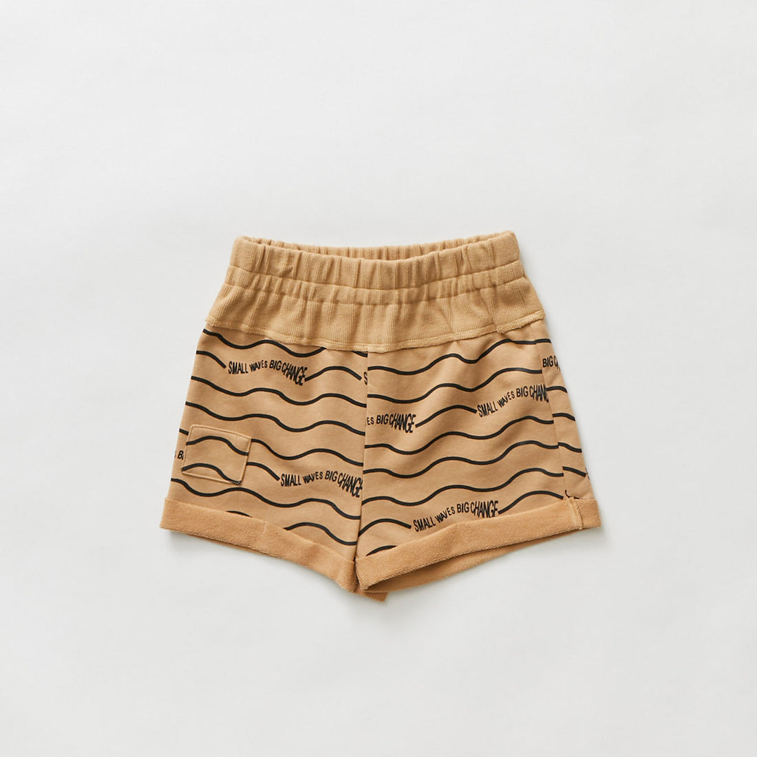 Hey kid Tan Sun Logo Shorts- Girl
