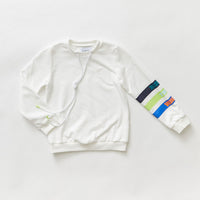 Hey kid Ride the Waves Sweatshirt- Blue