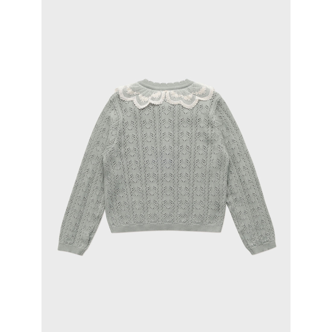 Louisiella Radie Knit Cardigan  Blue Gray