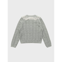 Louisiella Radie Knit Cardigan  Blue Gray