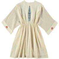 Belle Chiara Beige Thick Linen Artemis Dress