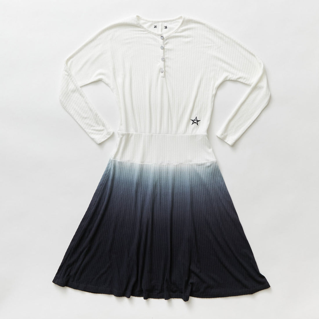 Hey kid Ribbed Dip-Dye Dress
