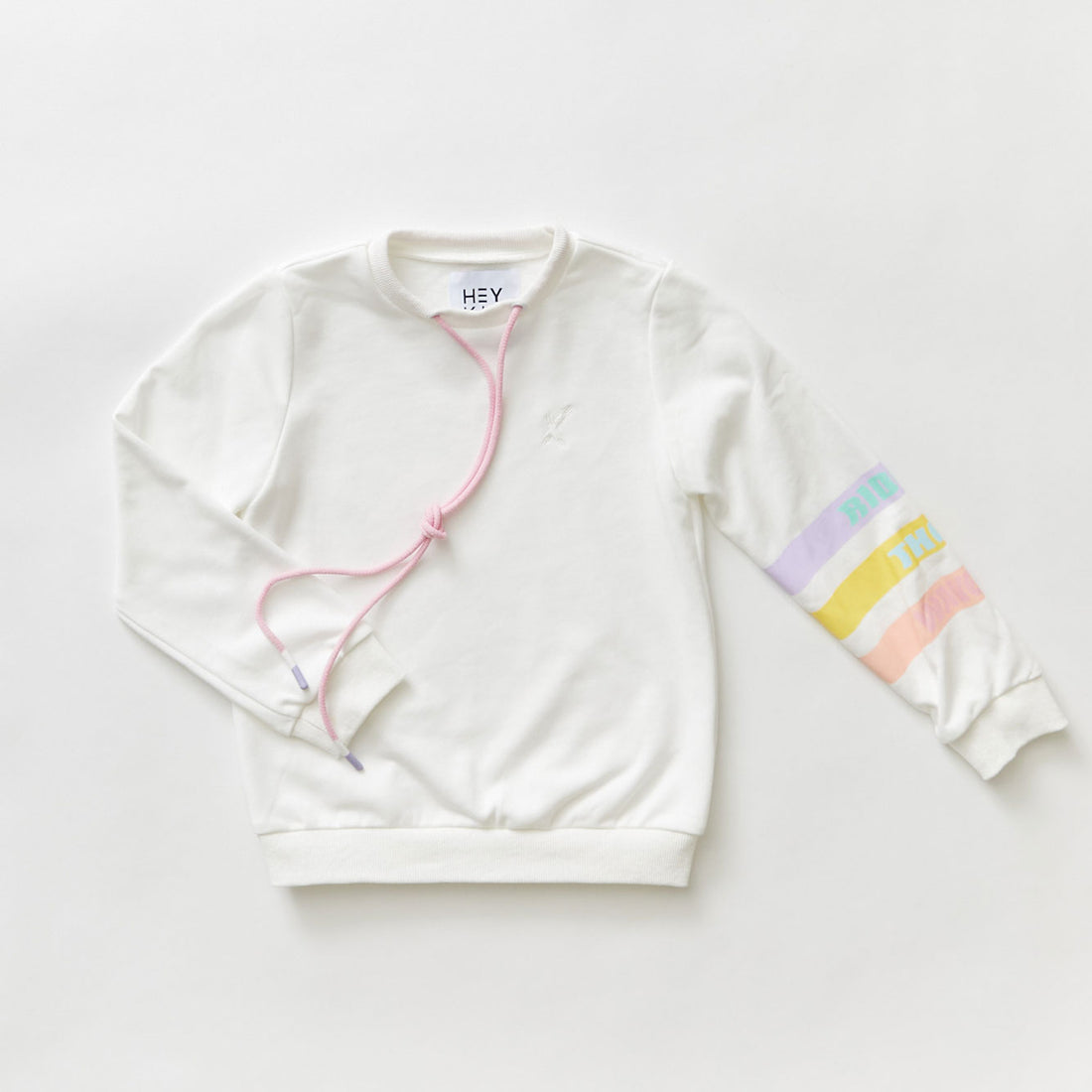Hey kid Ride the Waves Sweatshirt- lavender
