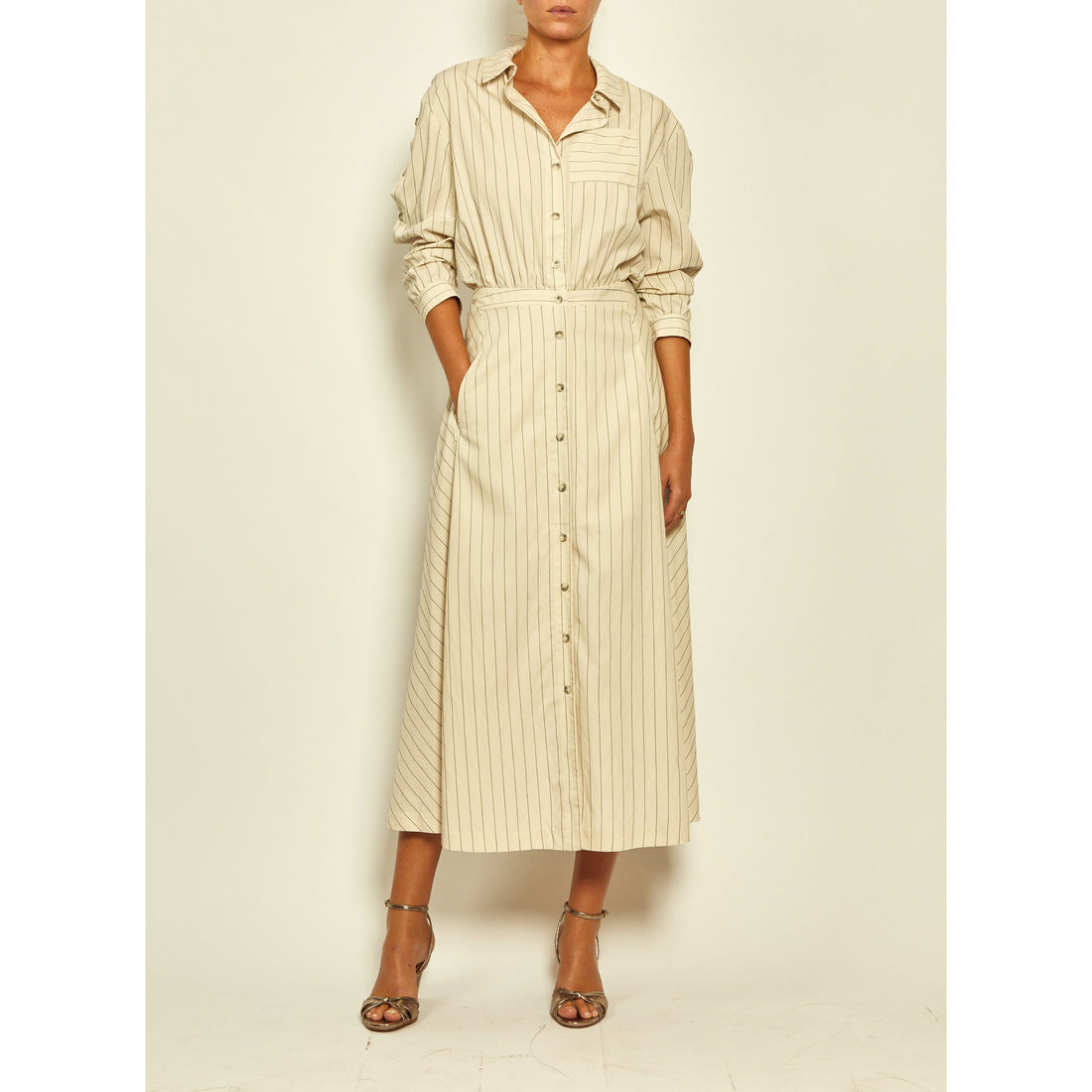 ba&amp;sh Ecru Sami Dress