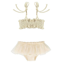 Belle Chiara Beige Cotton Lycra Bikini