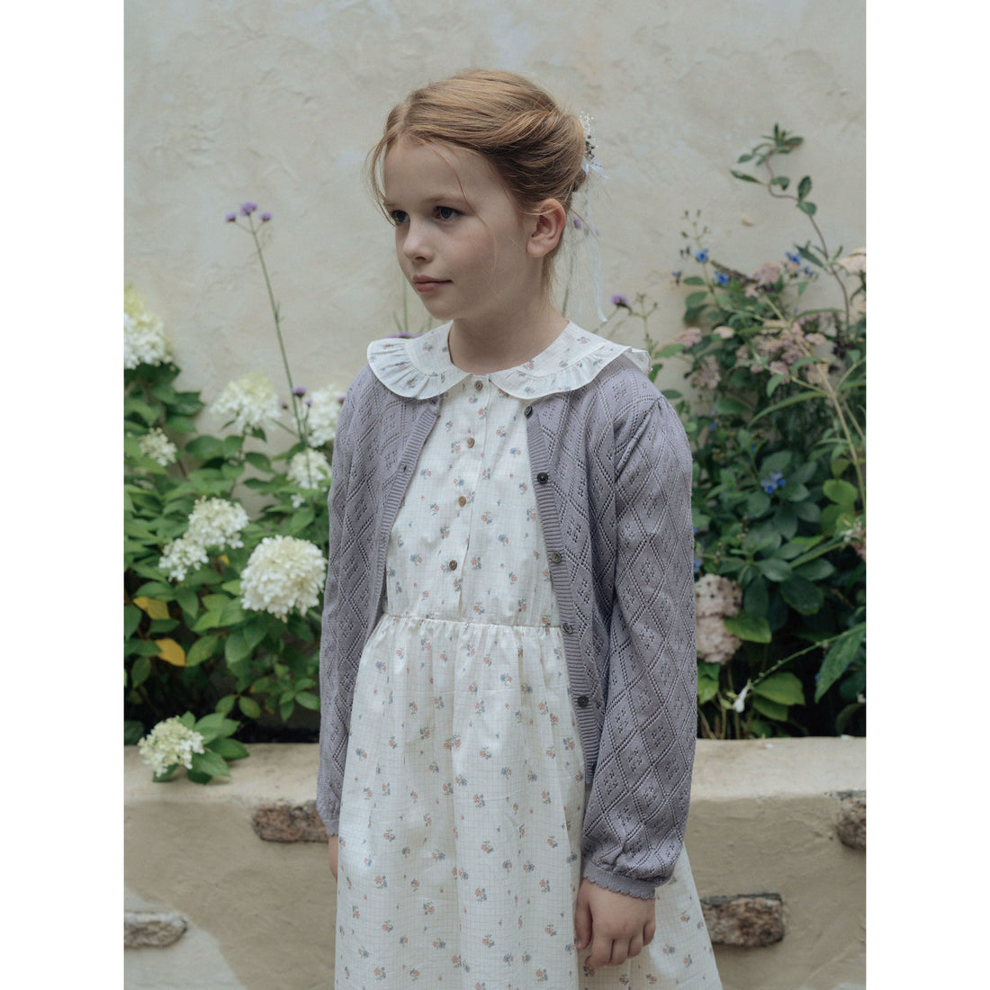 Louisiella Bellute Knit Cardigan- Violet
