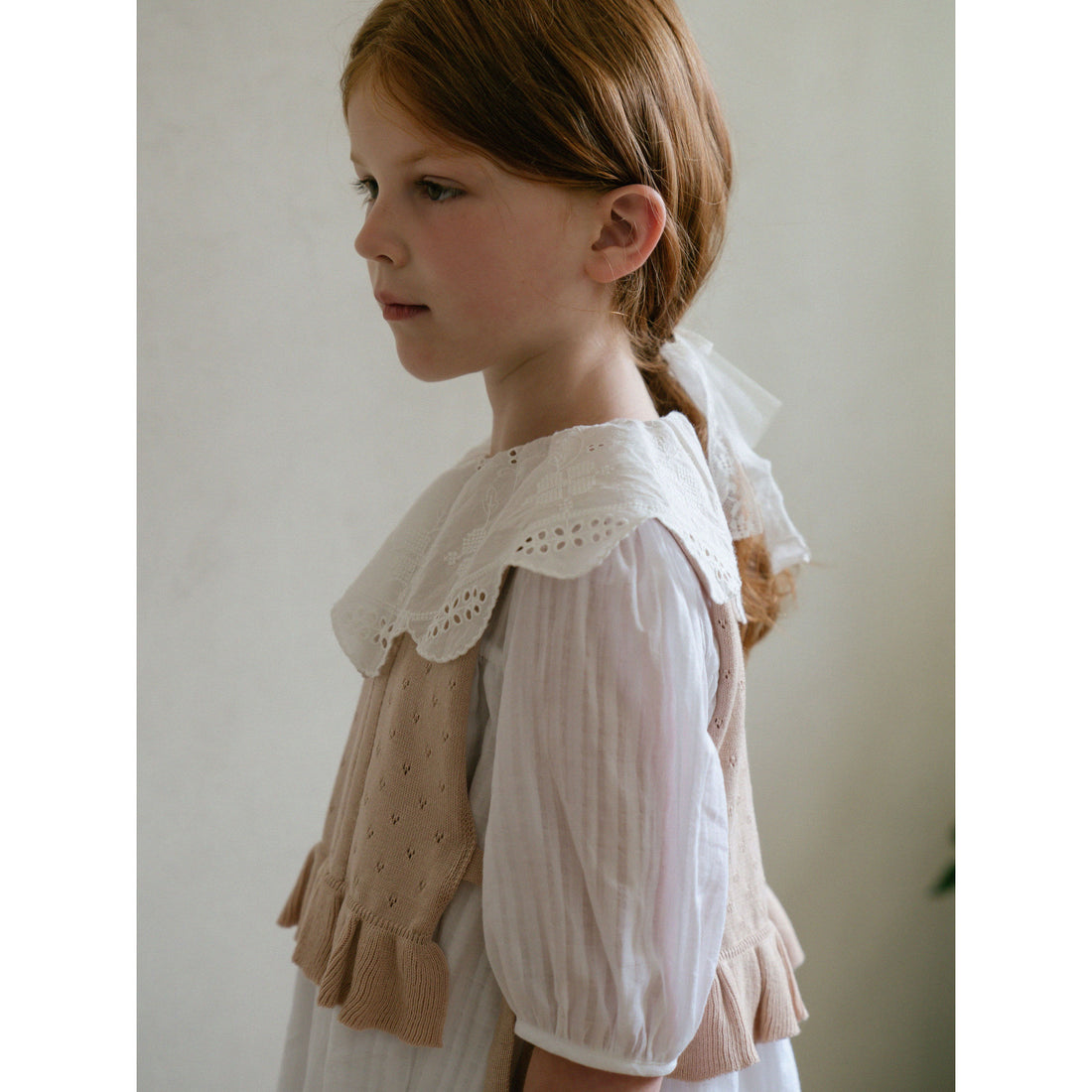 Louisiella Davian Knit Vest- Pink