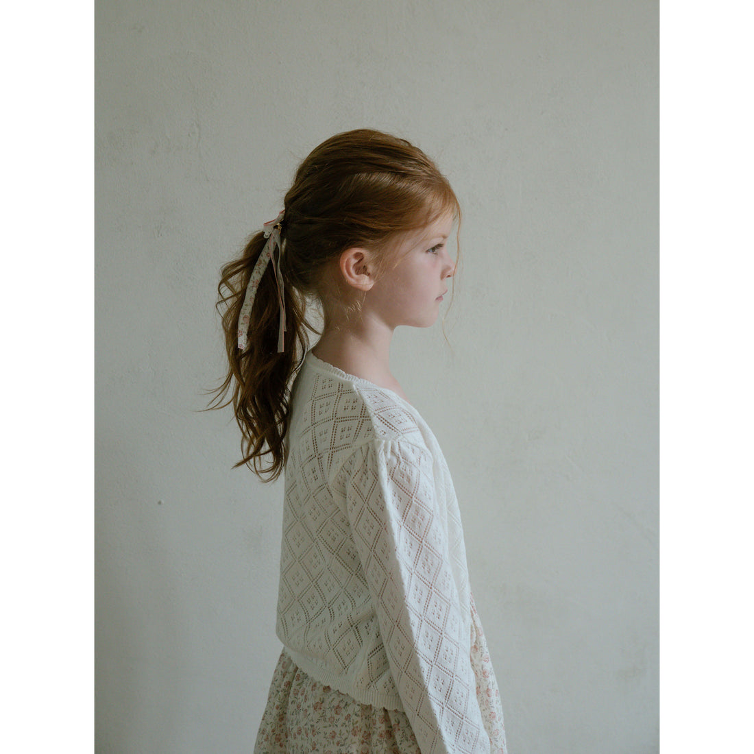 Louisiella Bellute Knit Cardigan- Vanilla White