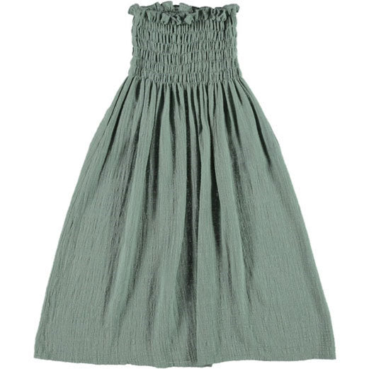 Belle Chiara Green Tea Weft Muslin Smock Skirt