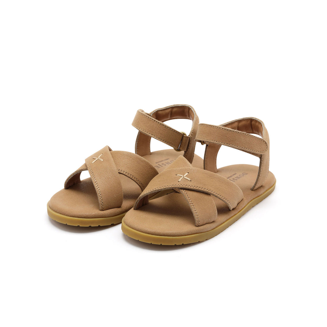 Donsje  Taupe Leather Otis Baby Sandal