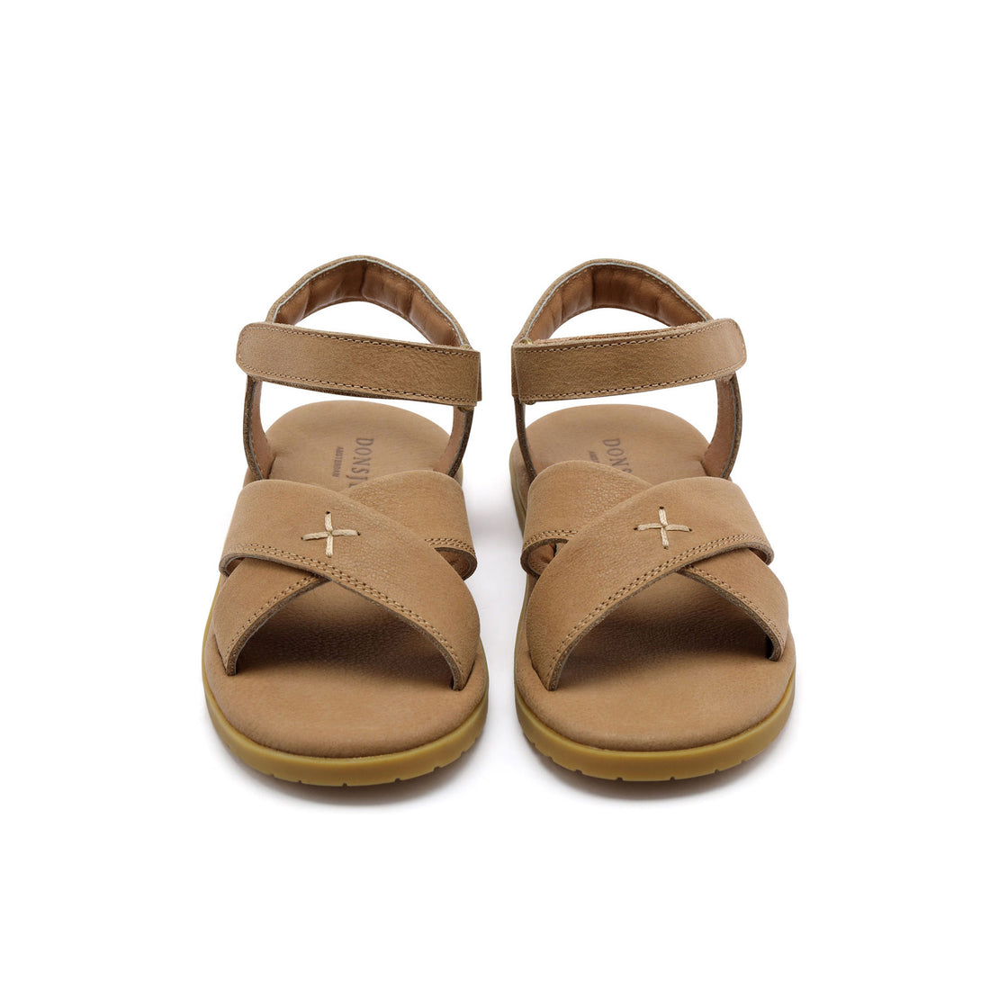 Donsje  Taupe Leather Otis Baby Sandal