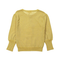 Morley Gold Lurex Lantern Cardigan