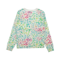 Autumn Cashmere Rainbow Leopard Print Sweater