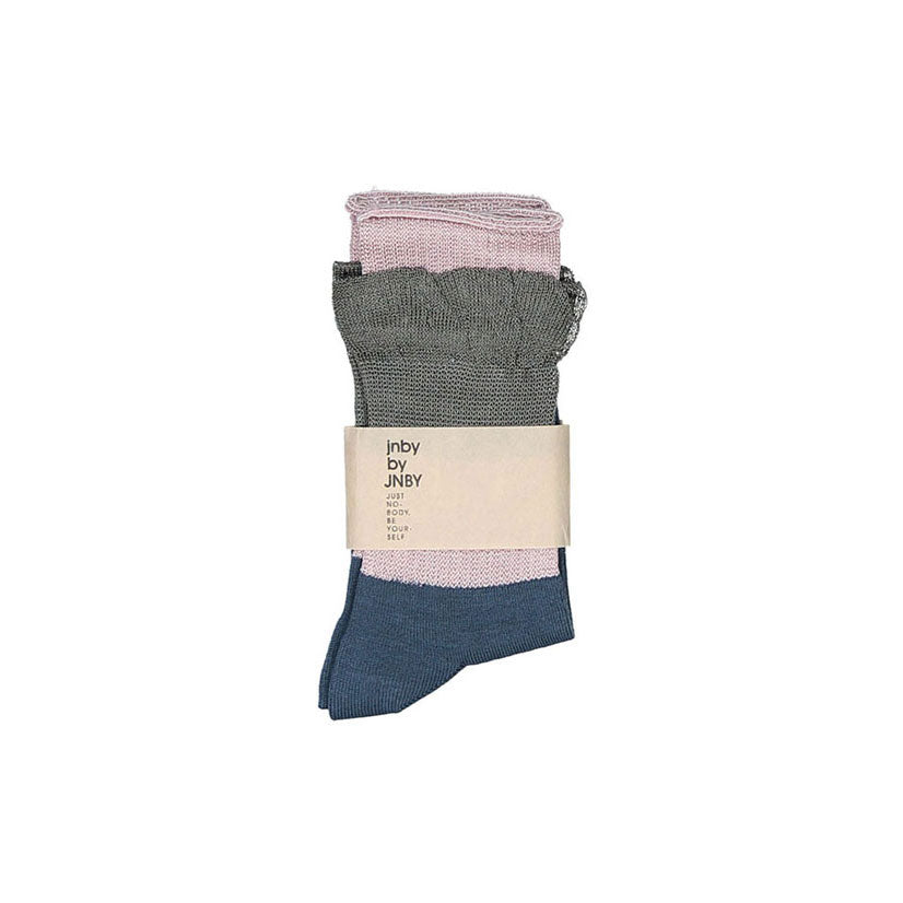 JNBY Slate Layered Ruffle Socks