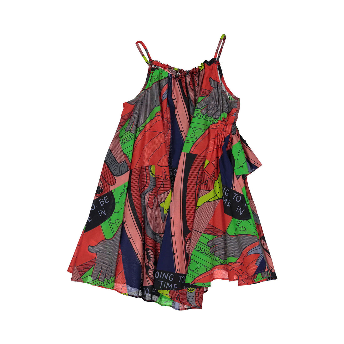 JNBY Fan Print Sun Dress