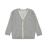 Bonpoint Grey Melange Fantaisie Cardigan