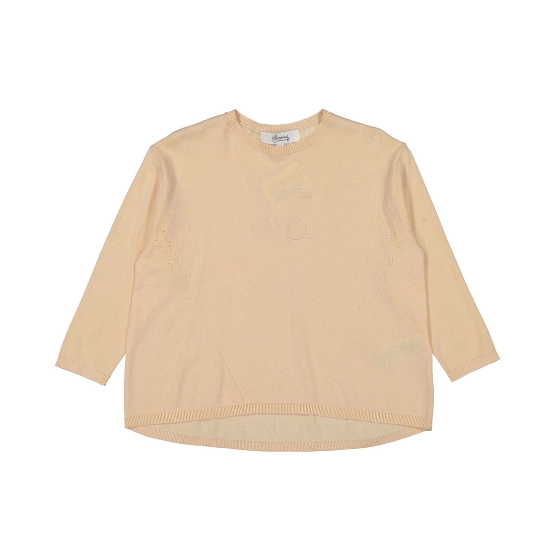 Bonpoint Pale Rose Cherry Detailed Sweater