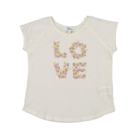 Bonpoint Ecru LOVE Tee