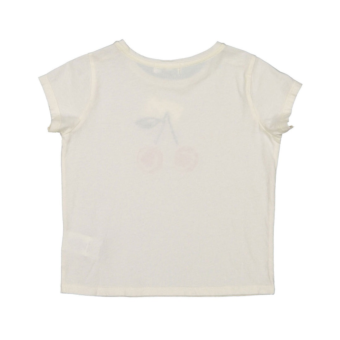 Bonpoint Ecru Felt Cherry Tee