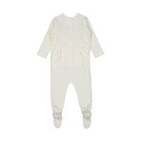 Bonpoint Cream Cherry Footie