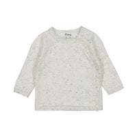 Bonpoint Cream Confetti Knit Kimono Set
