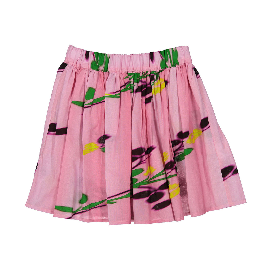 Maan Blush Watercolor Floral Hazel Flair Skirt