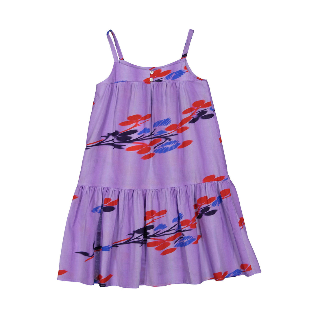 Maan Lilac Watercolor Floral Laurel Maxi Dress
