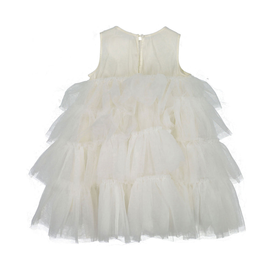 JNBY White Tulle Layered Dress