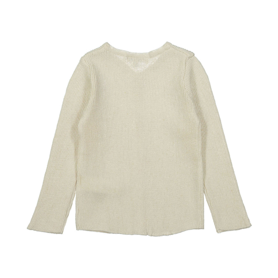 Susu and Cra Beige Knit Noi Cardigan