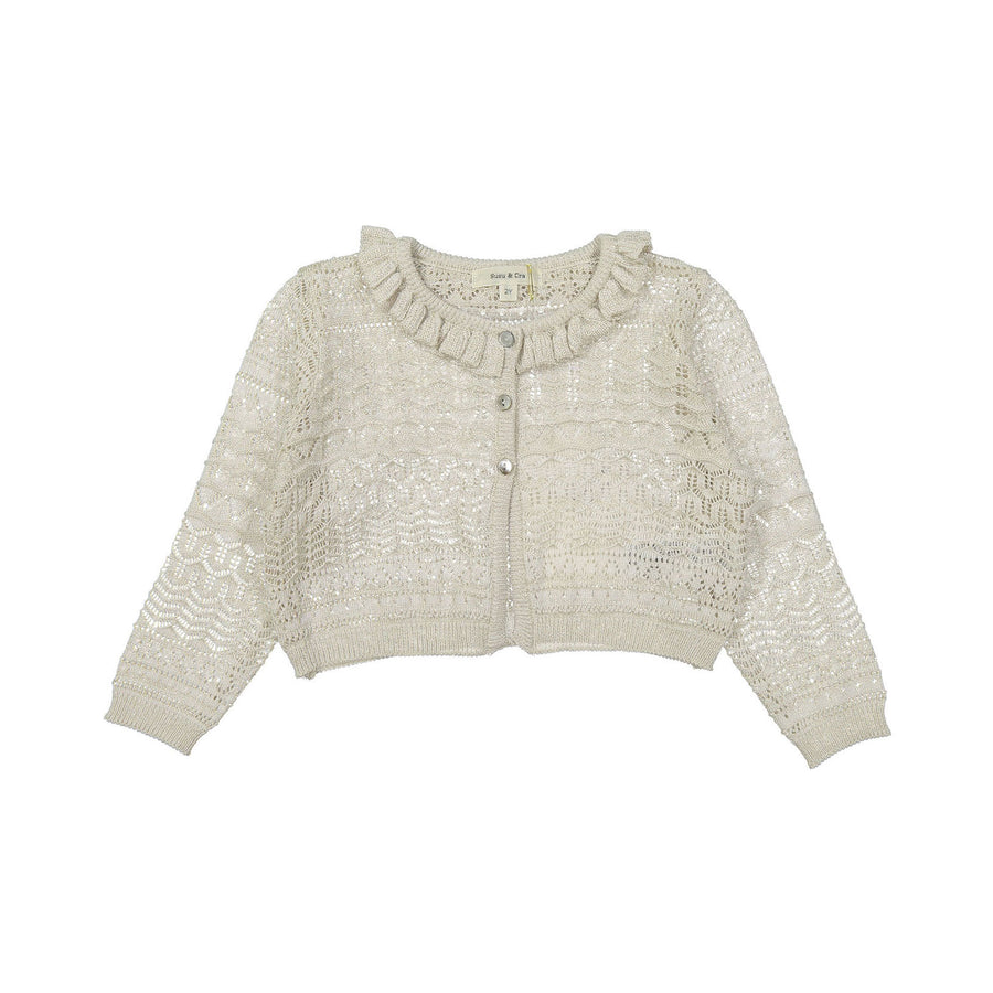 Susu and Cra Gold Knit Ensemble Cardigan