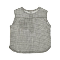 Susu and Cra Charcoal Grey Teddy Sleeveless Shirt