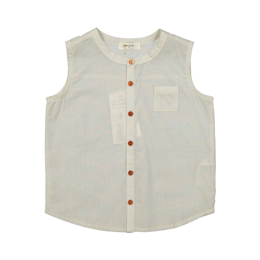 Susu and Cra Beige Weizen Sleeveless Shirt
