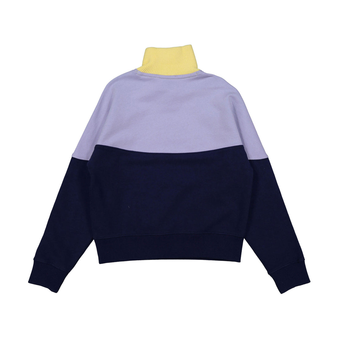 Les Coyotes de Paris Purple/Yellow Colorblock Tommy Sweatshirt
