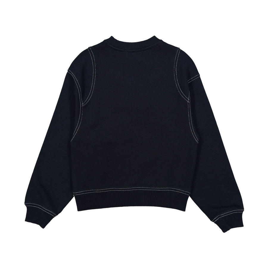 Les Coyotes de Paris Blue Melina Varsity Sweatshirt