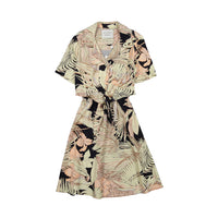 Les Coyotes de Paris Nude Tropical Fifi Tie Dress