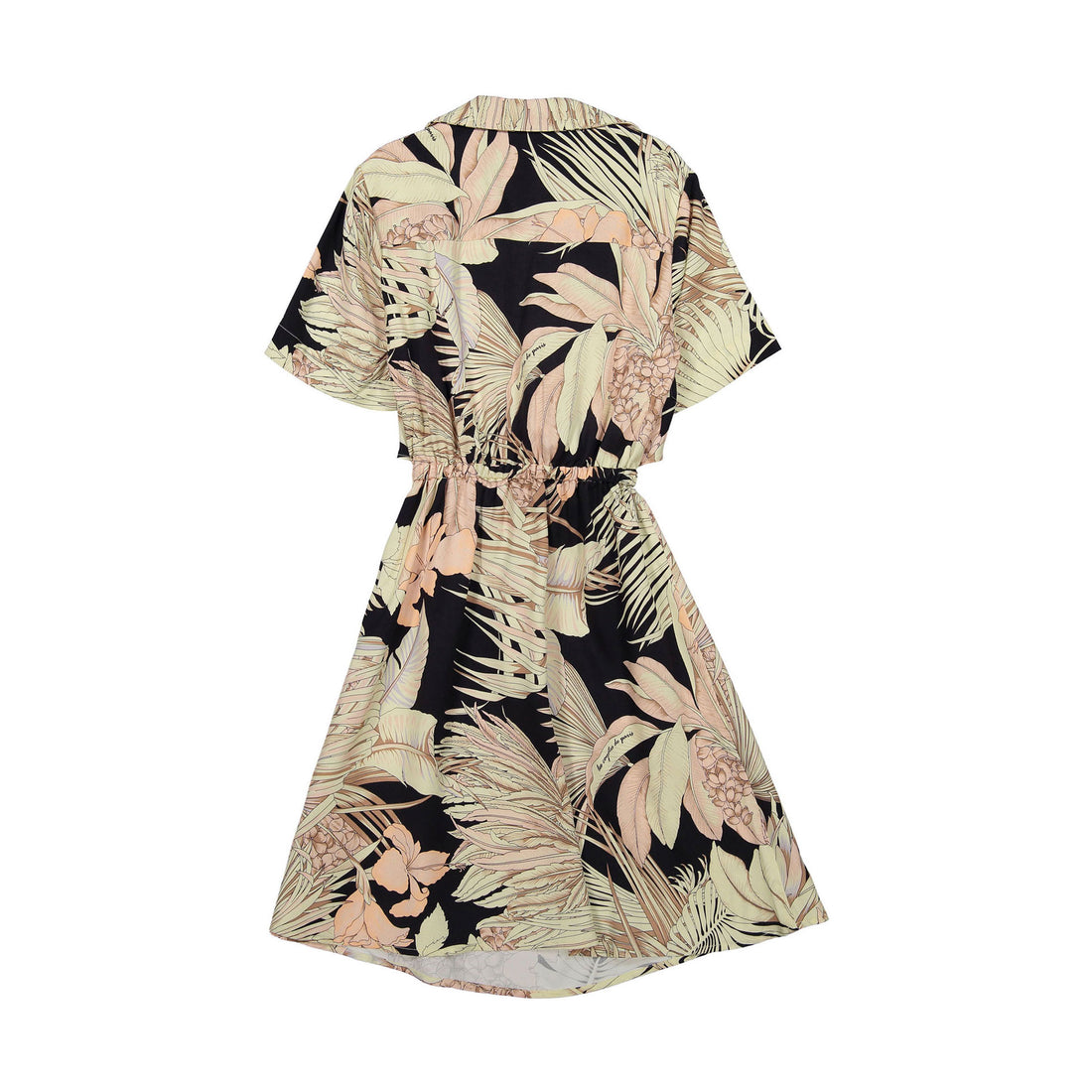 Les Coyotes de Paris Nude Tropical Fifi Tie Dress