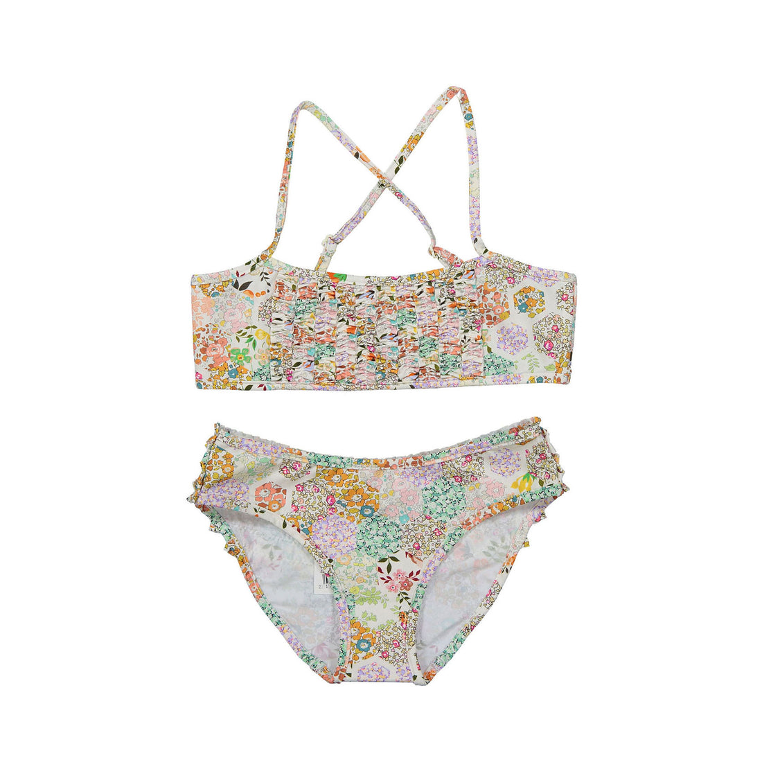 Bonpoint Coral Floral Blum Bikini